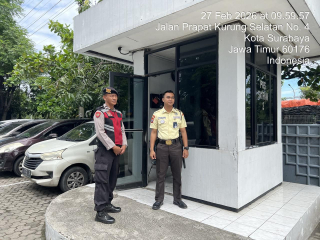 Patroli Perintis Presisi Sat Samapta Polres Pelabuhan Tanjung Perak Jaga Kamtibmas Wilayah Perbankan