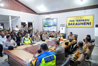 Polri Siagakan 5 Kapal di Jalur Strategis Nasional, Personel Disiapkan Antisipasi Kontinjensi Kecelakaan Laut Jalur Mudik 2026