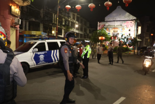 Antisipasi Kriminalitas dan Balap Liar, Polres Tanjung Perak Gelar Patroli Gelar Patroli Skala Besar.