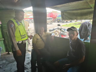 Satlantas Polres Pelabuhan Tanjung Perak Gencarkan Sosialisasi Tatap Muka Tertib Berlalu Lintas