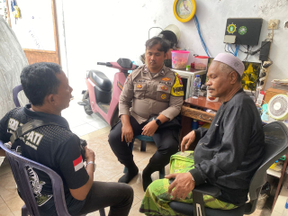 Bhabinkamtibmas Wonokusumo Ajak Warga Jaga Kamtibmas dan Antisipasi Curanmor