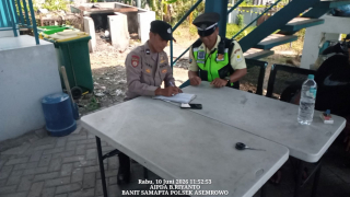 Personel Polsek Asemrowo Patroli dan Pantau Objek Vital Gudang PLN Tambak Langon