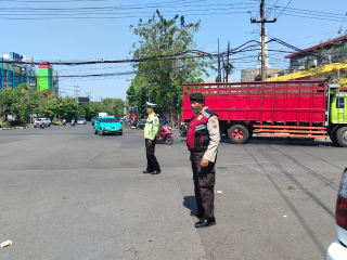 Polsek Pabean Cantikan Tingkatkan Patroli di Jalan Bunguran dan Jalan Waspada, Antisipasi 3C dan Pelanggaran Lalu Lintas
