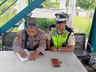 Polsek Asemrowo Patroli Dialogis di PLN Tambak Langon, Perkuat Pengamanan Objek Vital