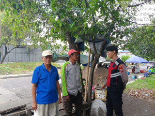 Patroli Perintis Presisi Sat Samapta Tingkatkan Pengamanan di Depan Terminal Mirah