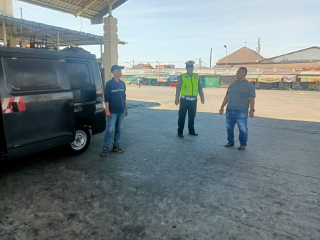 Polsek Semampir Intensifkan Patroli Harkamtibmas di Terminal Wisata Religi Sunan Ampel