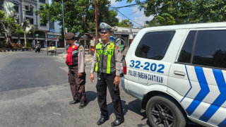 Polsek Pabean Cantikan Intensifkan Patroli Lalu Lintas di Jalan Bunguran, Antisipasi 3C dan Kerawanan Lalu Lintas
