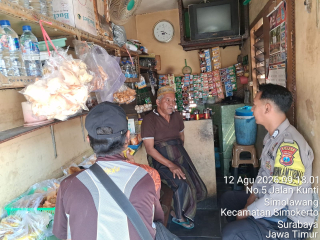 Bhabinkamtibmas Ampel Ajak Warga Bersama Jaga Keamanan Lingkungan