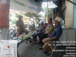 Bhabinkamtibmas Sidotopo Sambangi Warga, Sampaikan Imbauan Waspada Curanmor