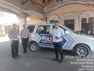 Polsek Kenjeran Patroli di Depan Kenjeran Park, Antisipasi Kerawanan 3C
