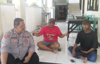 Polsek Krembangan Patroli dan Sambang Warga di Balai RW Dupak Bangunsari