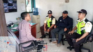 Polsek Asemrowo Patroli Objek Vital Gudang PLN Tambak Langon, Antisipasi 3C