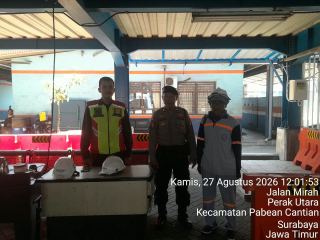 Sat Samapta Polres Pelabuhan Tanjung Perak Patroli Dialogis di Prapat Kurung Utara, Jaga Kamtibmas