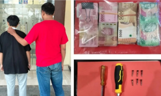 Gerak Cepat Polsek Kenjeran Amankan Dua Pelaku Spesialis Pembobol Sekolah di Surabaya
