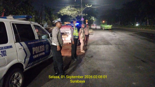 Polsek Asemrowo Gelar Patroli Mobile di Sejumlah Ruas Jalan, Antisipasi 3C dan Tawuran