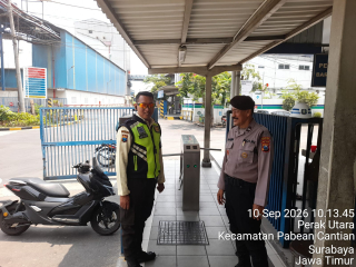 Unit Patroli Perintis Presisi Sat Samapta Amankan Kawasan Terminal Nilam Barat