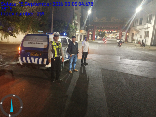 Polsek Pabean Cantikan Patroli Kamtibmas di Jalan Kembang Jepun, Antisipasi 3C