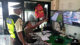 Polsek Asemrowo Patroli Objek Vital Gudang PLN Tambak Langon, Antisipasi 3C
