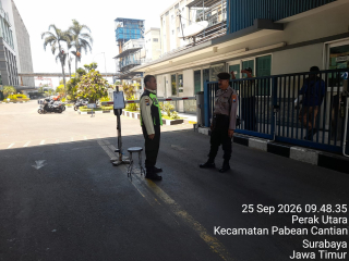 Sat Samapta Polres Tanjung Perak Amankan Area Terminal Nilam Barat, Antisipasi Kerawanan Kamtibmas