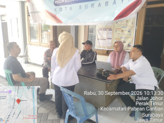 Bhabinkamtibmas Pabean Cantikan Sambangi Kantor Kelurahan Tanjung Perak, Koordinasi Terkait Permasalahan Warga