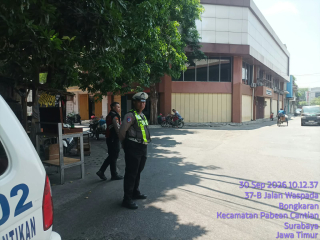 Polsek Pabean Cantikan Patroli Kamtibmas di Jalan Waspada, Antisipasi 3C