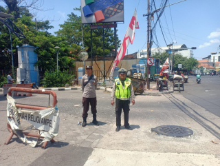 Polsek Semampir Patroli Terminal Religi Sunan Ampel, Antisipasi 3C