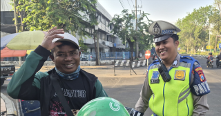 Satlantas Polres Tanjung Perak Gencarkan Sosialisasi Ops Patuh Semeru 2026