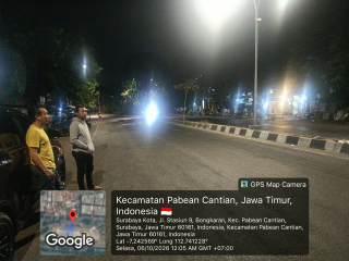Reskrim Polsek Pabean Cantikan Gelar Kring Serse di Jalan Stasiun Kota, Antisipasi 3C