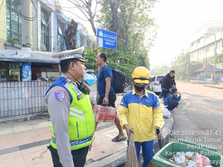 Satlantas Polres Tanjung Perak Gelar Sosialisasi Tatap Muka, Ajak Masyarakat Tertib Berlalu Lintas