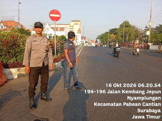 Polsek Pabean Cantian Gelar Commander Wish, Pantau Kelancaran Arus Lalu Lintas