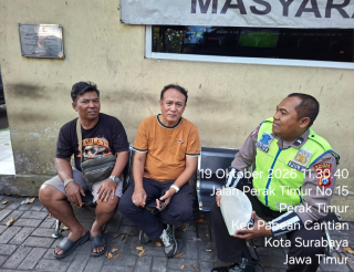 Satlantas Polres Pelabuhan Tanjung Perak Gencarkan Sosialisasi Tertib Berlalu Lintas