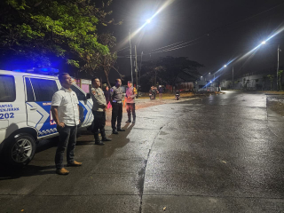 Polsek Kenjeran Gelar Patroli Blue Light di Underpass Suramadu, Antisipasi 3C dan Tawuran