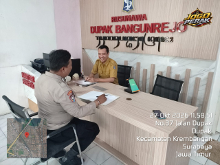 Bhabinkamtibmas Dupak Sambang Petugas Rusun, Sampaikan Pesan Kerukunan dan Kamtibmas