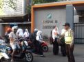 Polsek Pabean Cantikan Atur Lalu Lintas Pagi di Jalan Bunguran