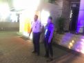 Satsabhara Polres Tanjung Perak Patroli Malam ke Bank BNI Perak Timur