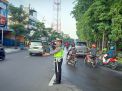 Satlantas Polres Tanjung Perak Gelar Pengaturan Pagi Cegah Kemacetan