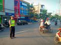 Satlantas Polres Tanjung Perak Lakukan Pengaturan Pagi, Cegah Kemacetan