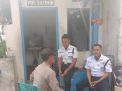 Babinkamtibmas Pabean Cantikan Sampaikan Pesan Kamtibmas Ke Sekuriti Pertokoan
