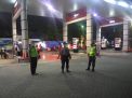 Polsek Semampir Gelar Patroli Malam di SPBU, Titip Pesan Waspada Jambret