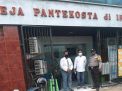 Babinkamtibmas Krembangan Utara Kawal Kebaktian Minggu