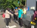 Urkes Bag Sumda Polres Tanjung Perak Gelar Pengecekan Suhu Badan Cegah Penyebaran Covid-19 di Mako