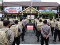 Wakapolres Tanjung Perak Pimpin Apel Gelar Pasukan Persiapan Pengamanan Pilwali