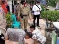 Polsek Asemrowo Bersama Personil Gabungan Lakukan Razia Masker, Putus Penyebaran Covid-19