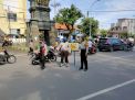 Polres Tanjung Perak Gelar Operasi Penertiban Masker Bersama Instansi Samping di Jalan KH Mas Mansyur