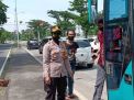 Kapolsek Kenjeran Pimpin Operasi Penertiban Masker Bersama Instansi Samping di Akses Tol Suramadu