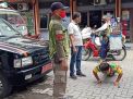 Bersama Satpol PP Kecamatan, Polsek Asemrowo Gelar Penertiban Masker