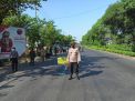 Polsek Krembangan Bareng Personil Gabungan Gelar Operasi Masker di Jalan Demak