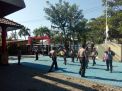 Gelar Kamis Pak Polis, Personil Polsek Kenjeran Ikuti Pelatihan Beladiri
