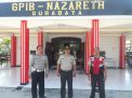 Kebaktian Rutin di Gereja Nazareth Dijaga Tiga Personil Polsek Kenjeran