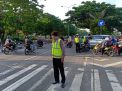 Cegah Kemacetan, Polsek Kenjeran Lakukan Pengaturan Rutin Setiap Pagi